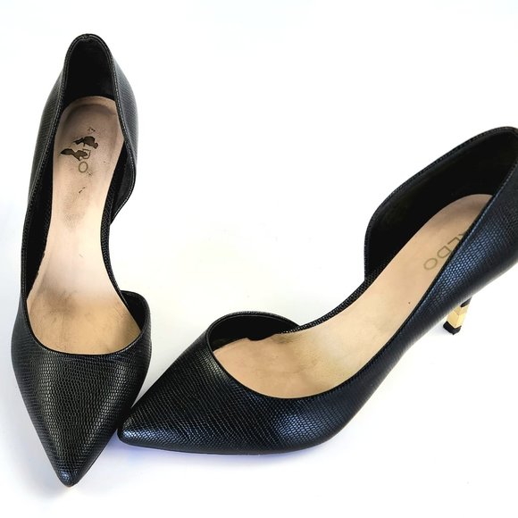 ALDO Women's Pumps - Black - Size 8 - 3.5" Heels - Vietnam - Picture 12 of 12